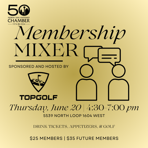2024 Membership Mixer Hosted by Topgolf Jun 20, 2024 North San